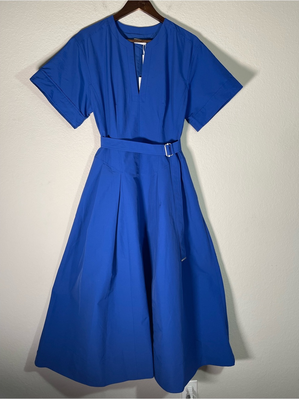 SIMKHAI Blueberry Corinne Cotton Midi Dress Size 8 NWT - Picture 7 of 16